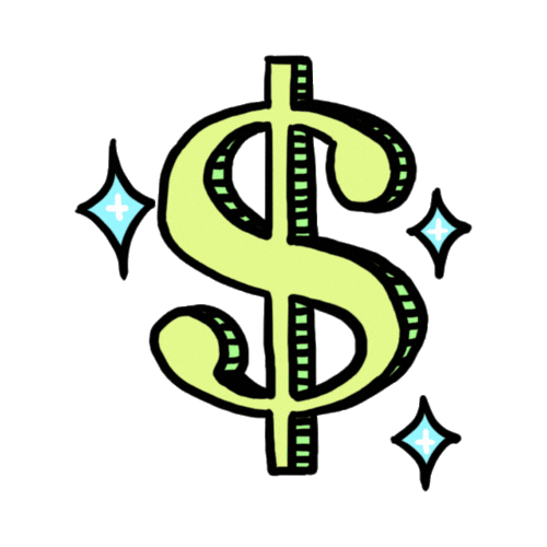 Animated dollar sign